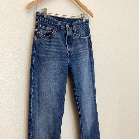 Levi’s 501 W27 Women’s High Rise Straight Leg Premium Jeans 12501-0400 - Picture 4 of 14